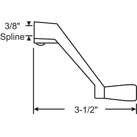 Crank Handle Aluminum